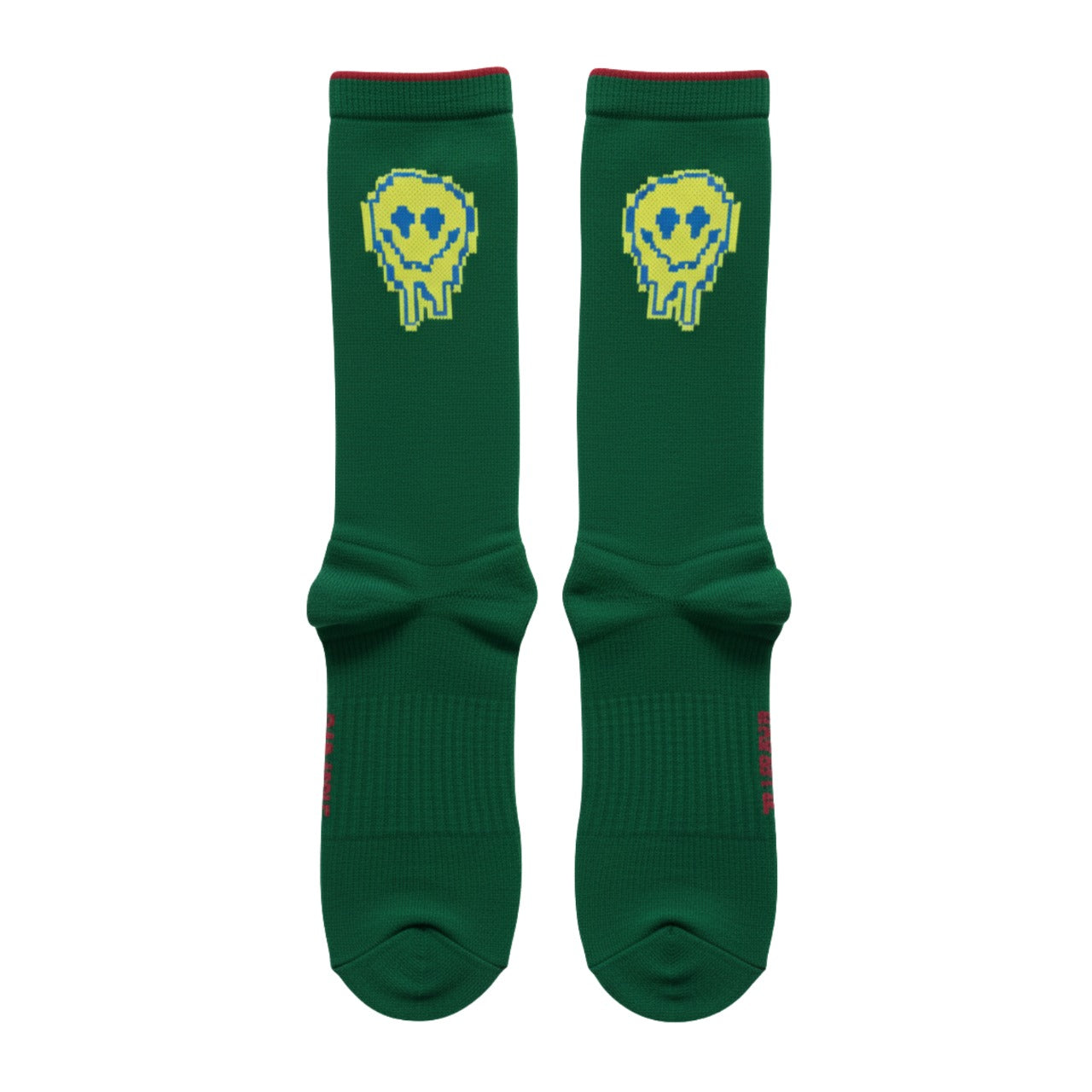 Calcetín Performance Pro Cara derretida Verde