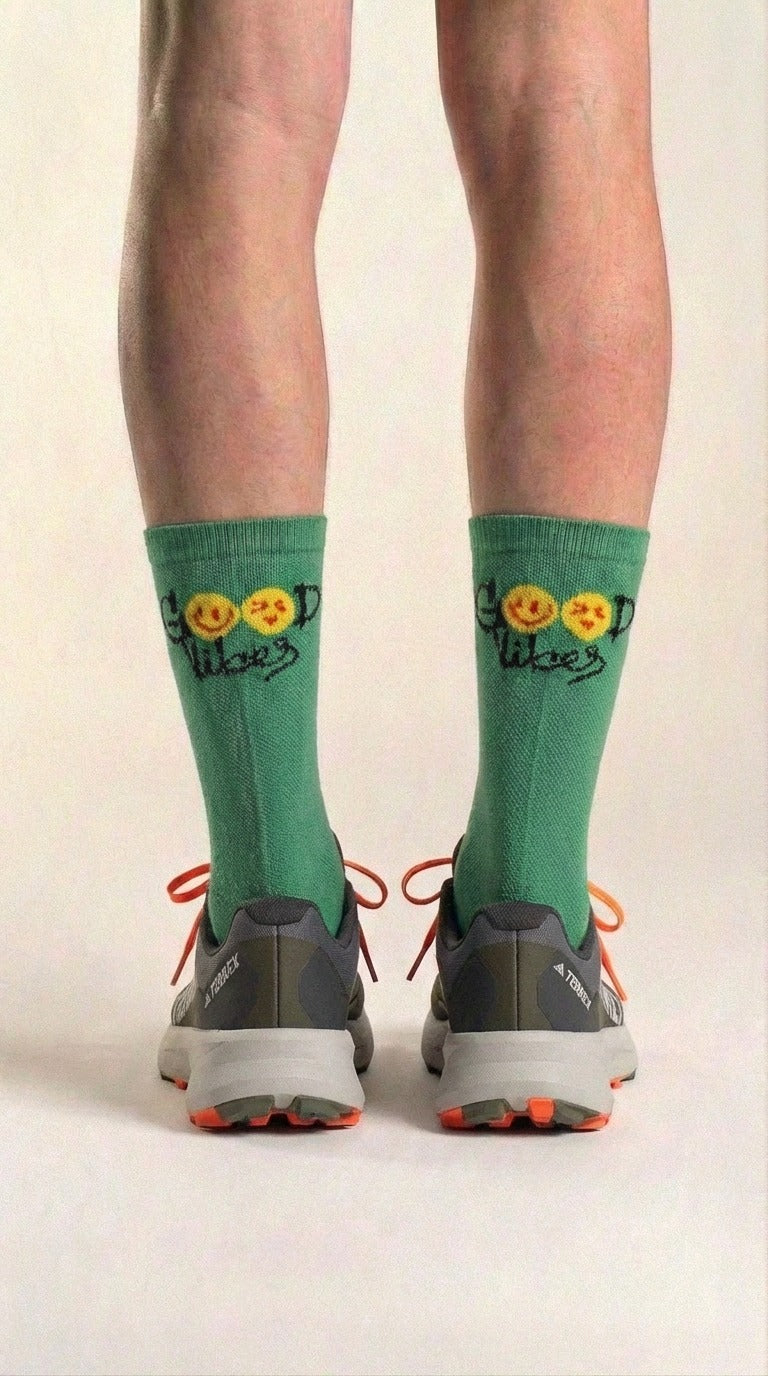 Calcetín Performance Pro Good Vibes Verde