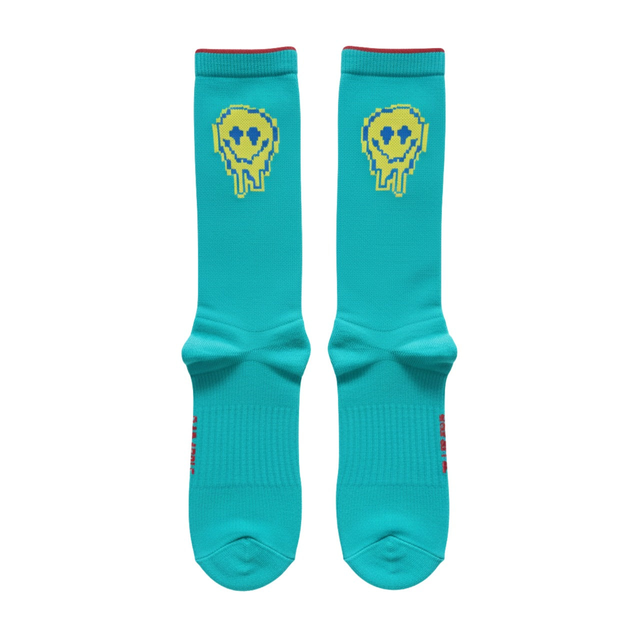 Calcetín Performance Pro Cara derretida Turquesa