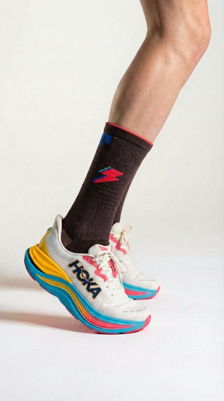 Calcetín Performance Pro Rayo Café