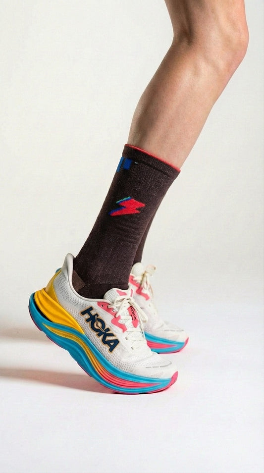 Calcetín Performance Pro Rayo Café