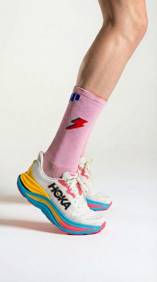 Calcetín Performance Pro Rayo Rosado